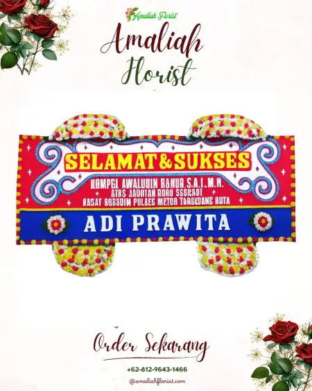 Papan Bunga Ucapan Selamat Petanang Ulu